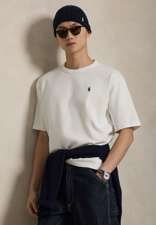 Простая футболка Polo Ralph Lauren, White — фото 4