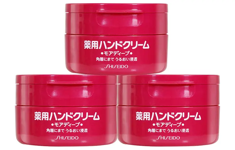 More Deep Крем для рук Shiseido Red Can без отдушки, ароматизированный, увлажняющий, защищает от трещин, 100г*3/100г*6 — фото 4