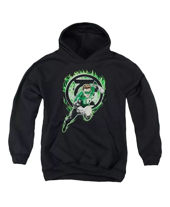 

Толстовка с капюшоном Youth Space Cop Green Lantern, черный