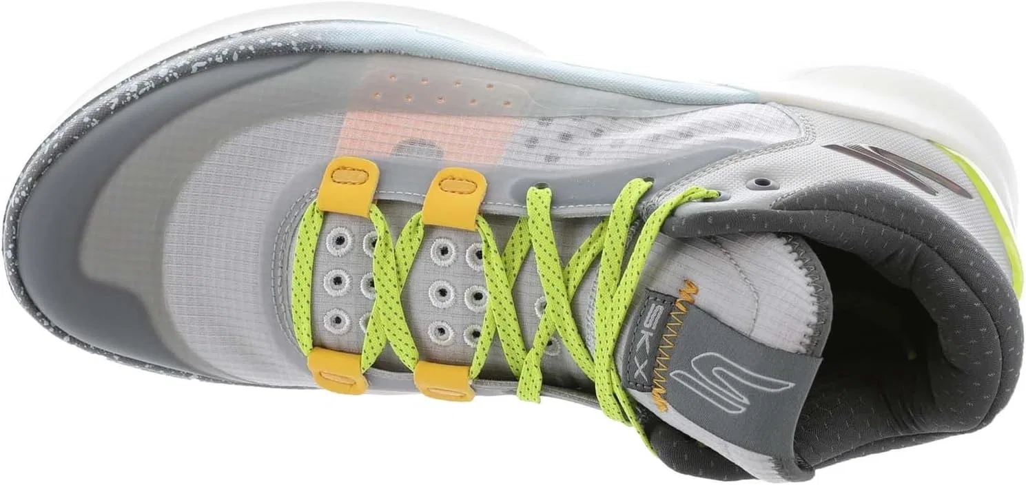 Мужские кроссовки Skechers SKX Resagrip, Grey / Yellow — фото 2
