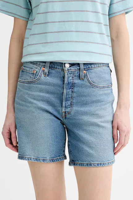 Шорты джинсовые 501 MID THIGH Levi's, синий