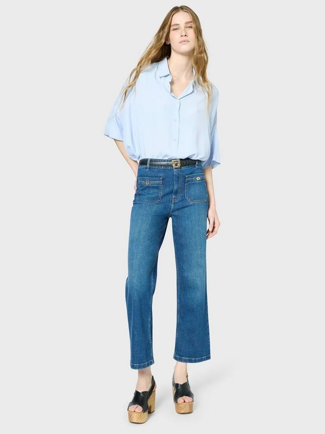 

Укороченные джинсы lenor Gerard Darel, синий
