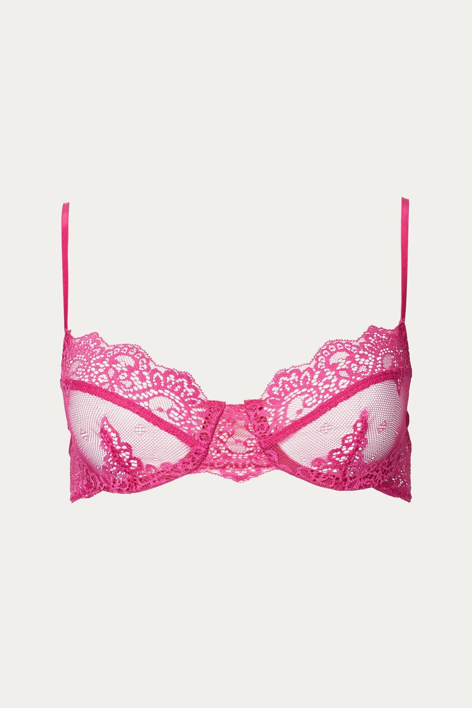 

Бюстгальтер So Fine Lace на косточках цвета розовой орхидеи ONLY HEARTS