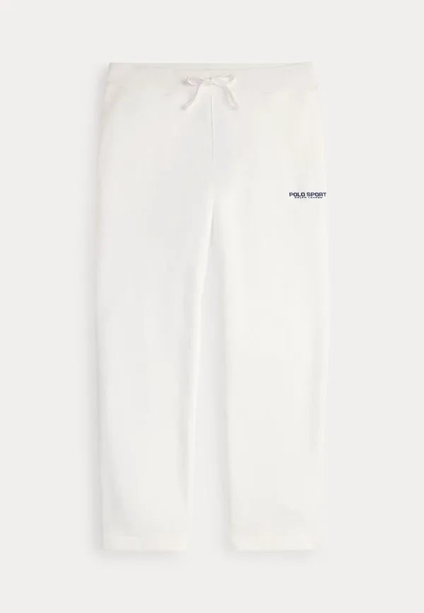 Спортивные брюки-комбинезон polo из флиса свободного кроя. Polo Ralph Lauren, White — фото 4
