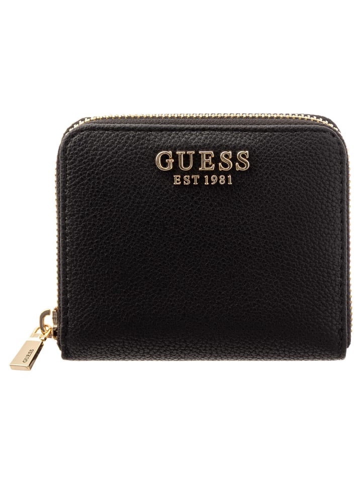 

Guess SWBG7459137 Кошелек женский LAUREL II SLG SMALL ZIP AROUND, черный