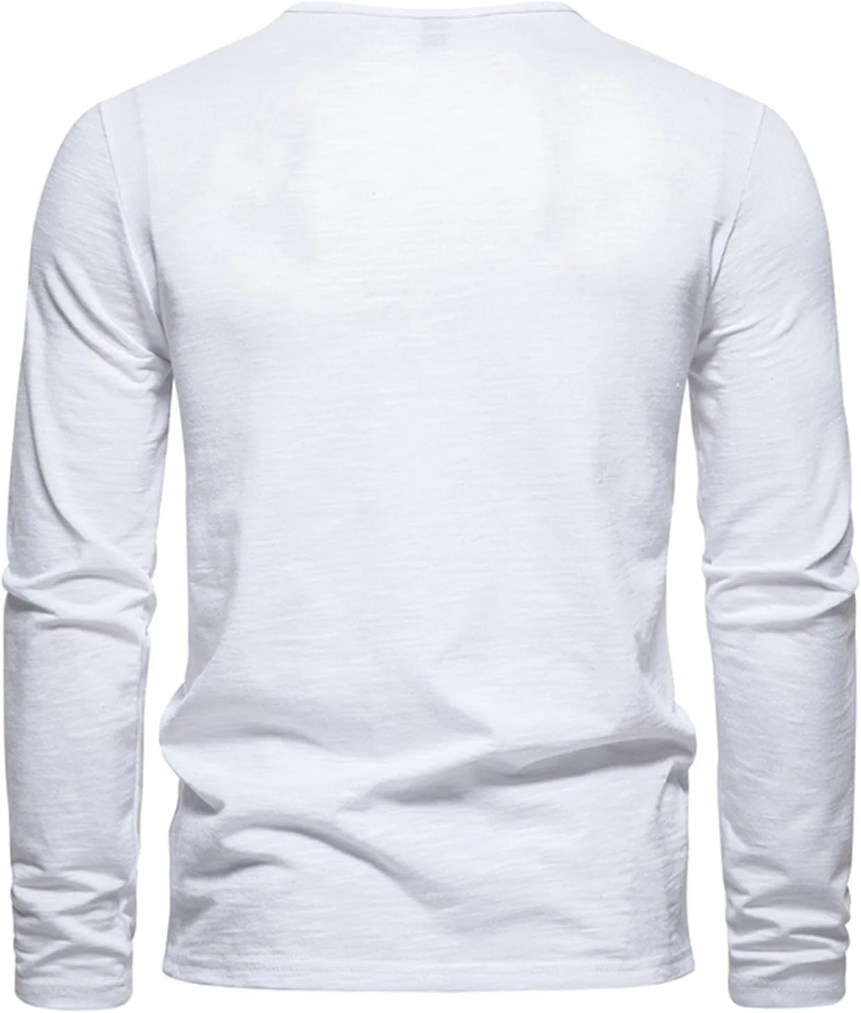 Мужская футболка-поло с длинным рукавом Slim Fit — фото 4