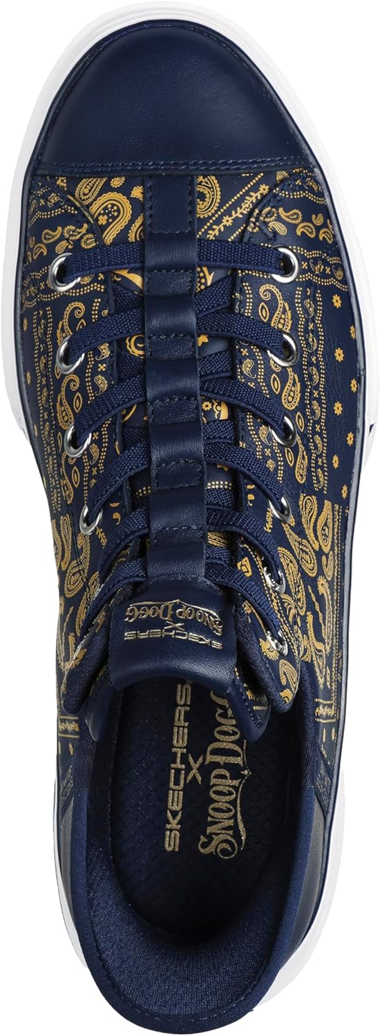 Мужские кроссовки Skechers Snoop Dogg: Snoop ONE-Double G Hands Free Slip-Ins, темно-синий — фото 3