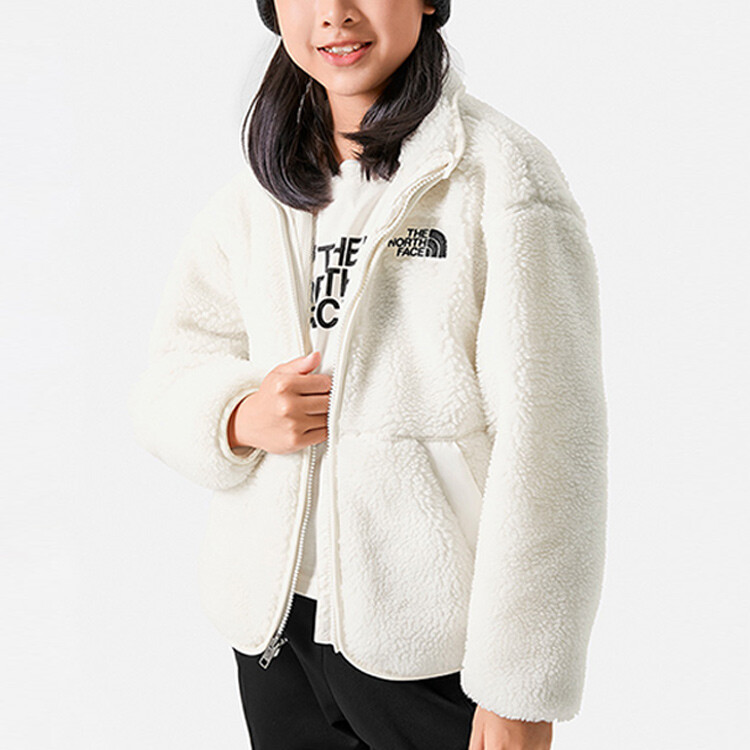 THE NORTH FACE Детская бархатная куртка, цвет White — фото 2