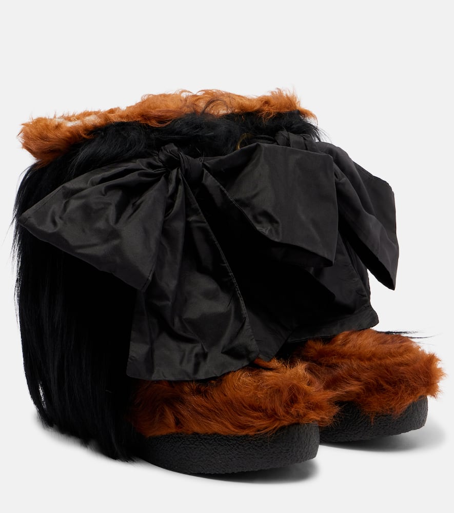 Снежные угги Snowish Valentino Garavani, Nero/Ruggine/Nero