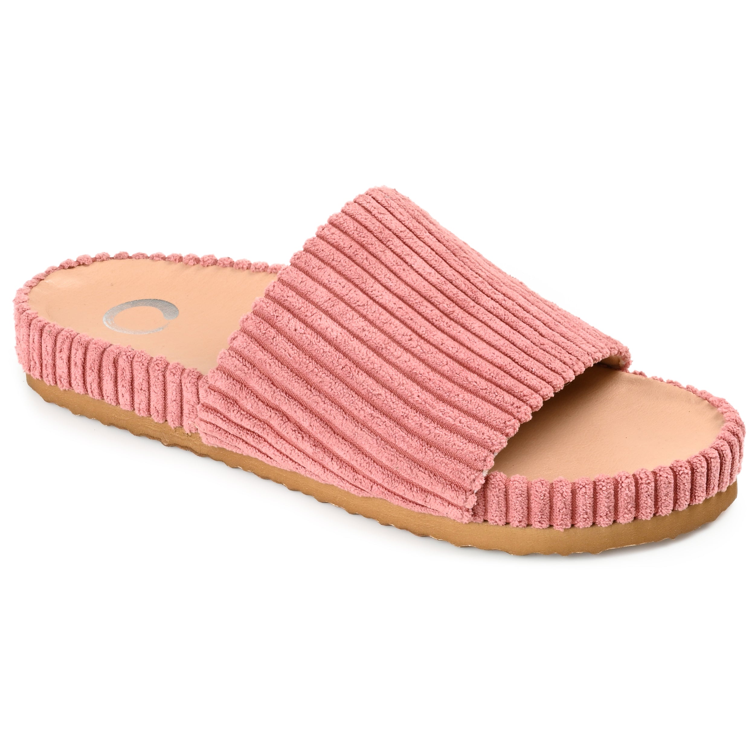 Женские тапочки Tru Comfort Foam Aveline из коллекции Journee, цвет clay