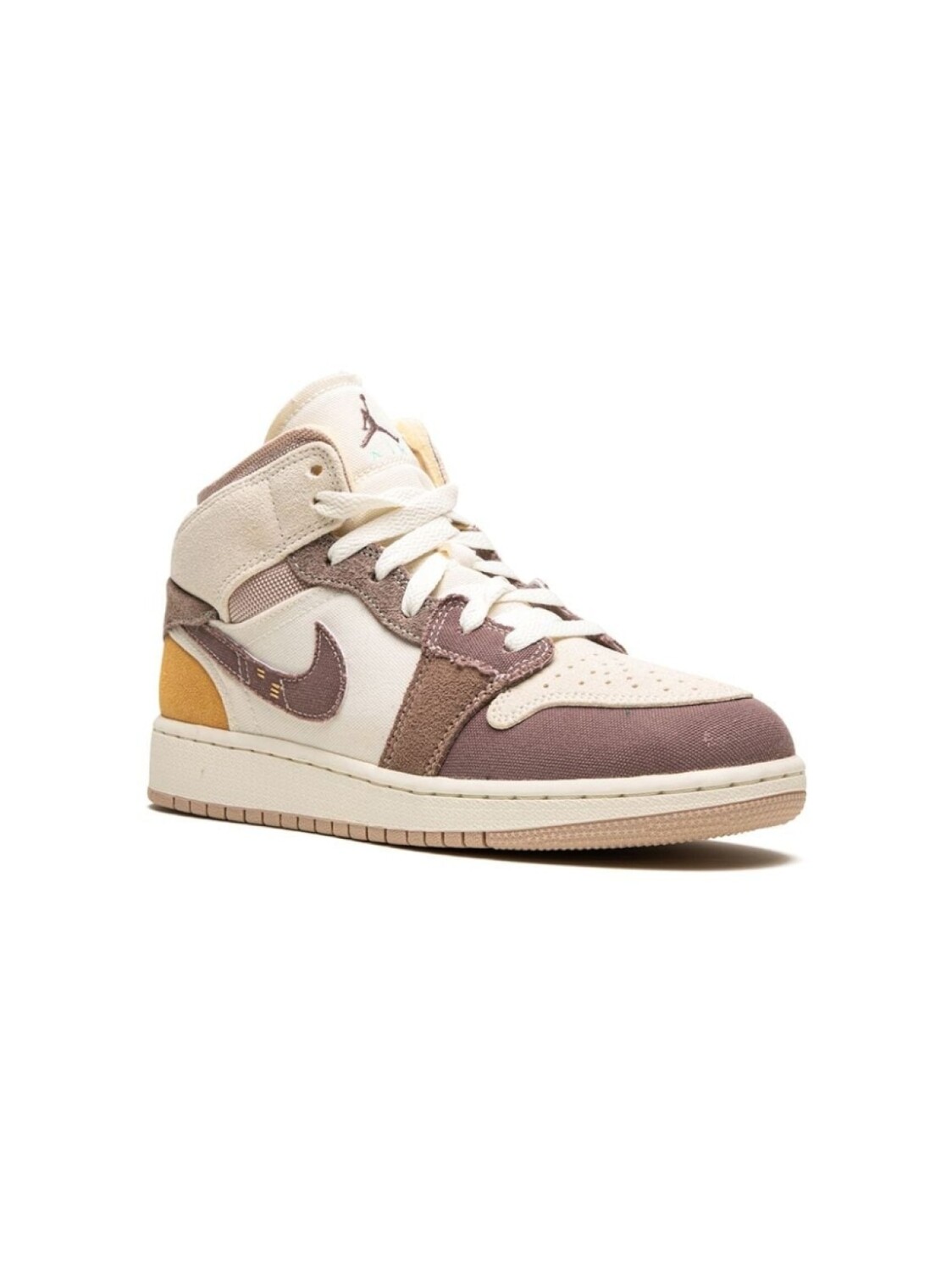 

Jordan Kids кроссовки Air Jordan 1 Mid Craft Inside Out - Taupe Haze, нейтральный цвет