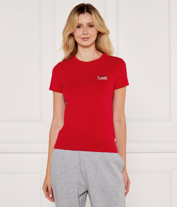 

Футболки Slim fit Guess Jeans, красный
