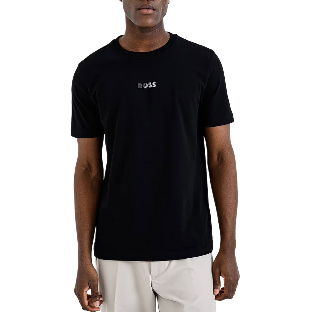 

HUGO BOSS Футболка мужская Black Crew Neck Moderate Straight Fit