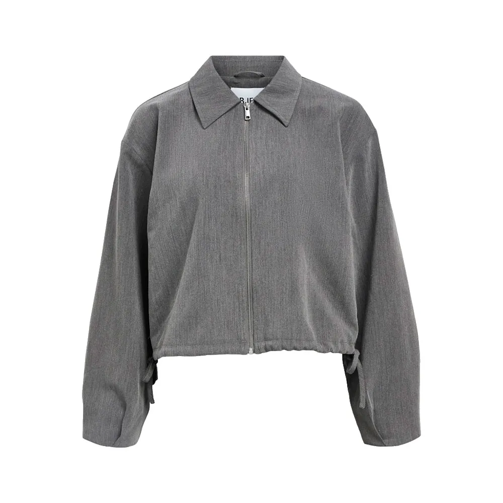 

Куртка Object Sigrid bomber, серый