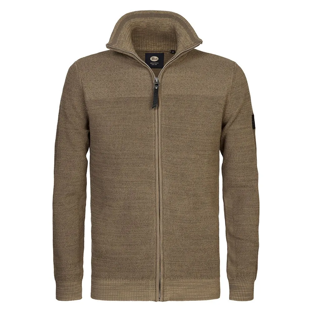 

Свитер Petrol Industries M-3040-KWC285 full zip, коричневый