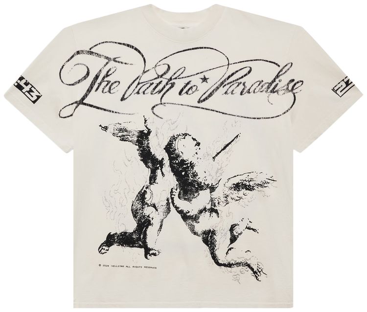

Футболка Hellstar Path to Paradise T-Shirt 'White', кремовый