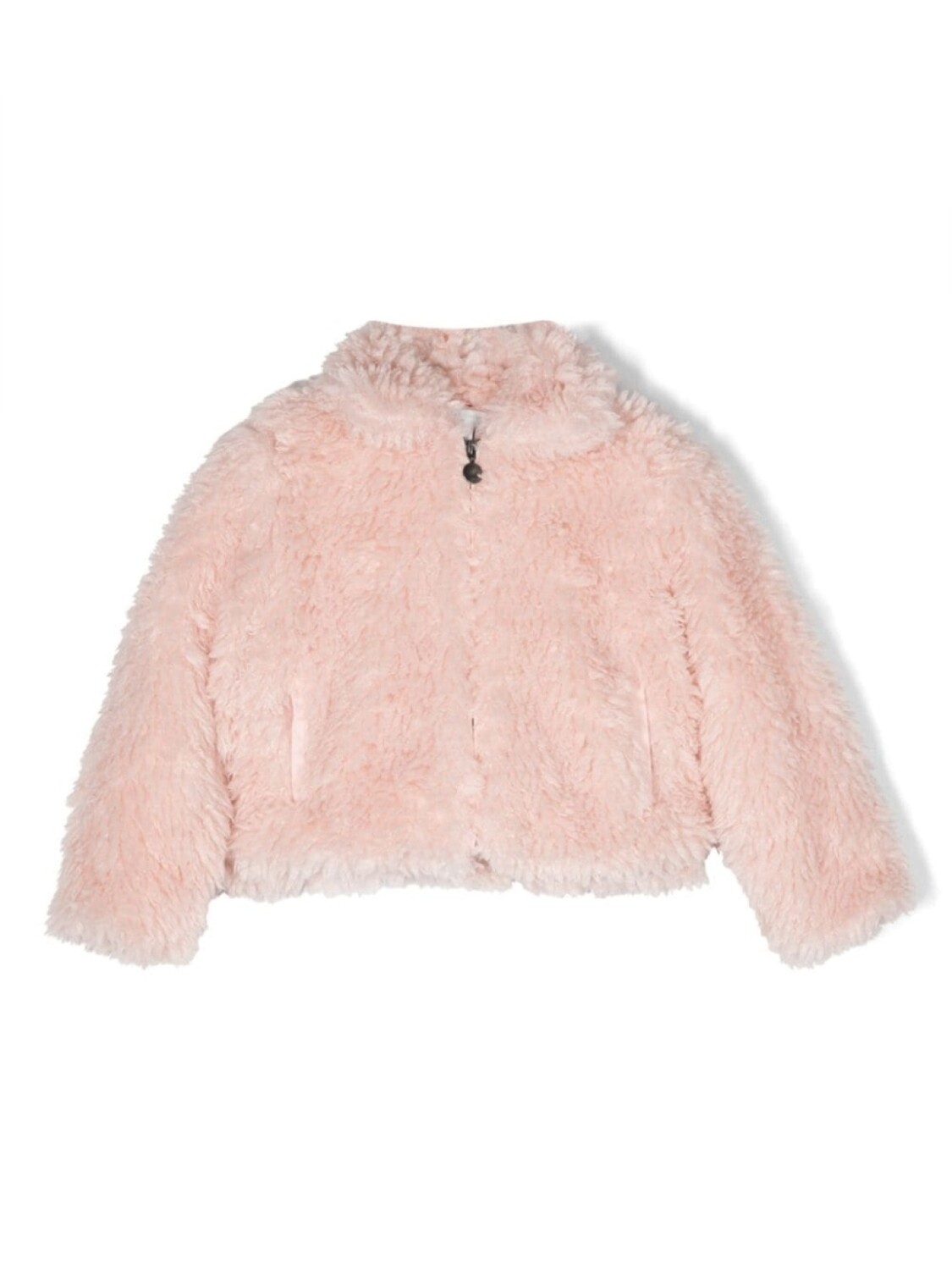 

Stella McCartney Kids шуба из искусственного меха, розовый