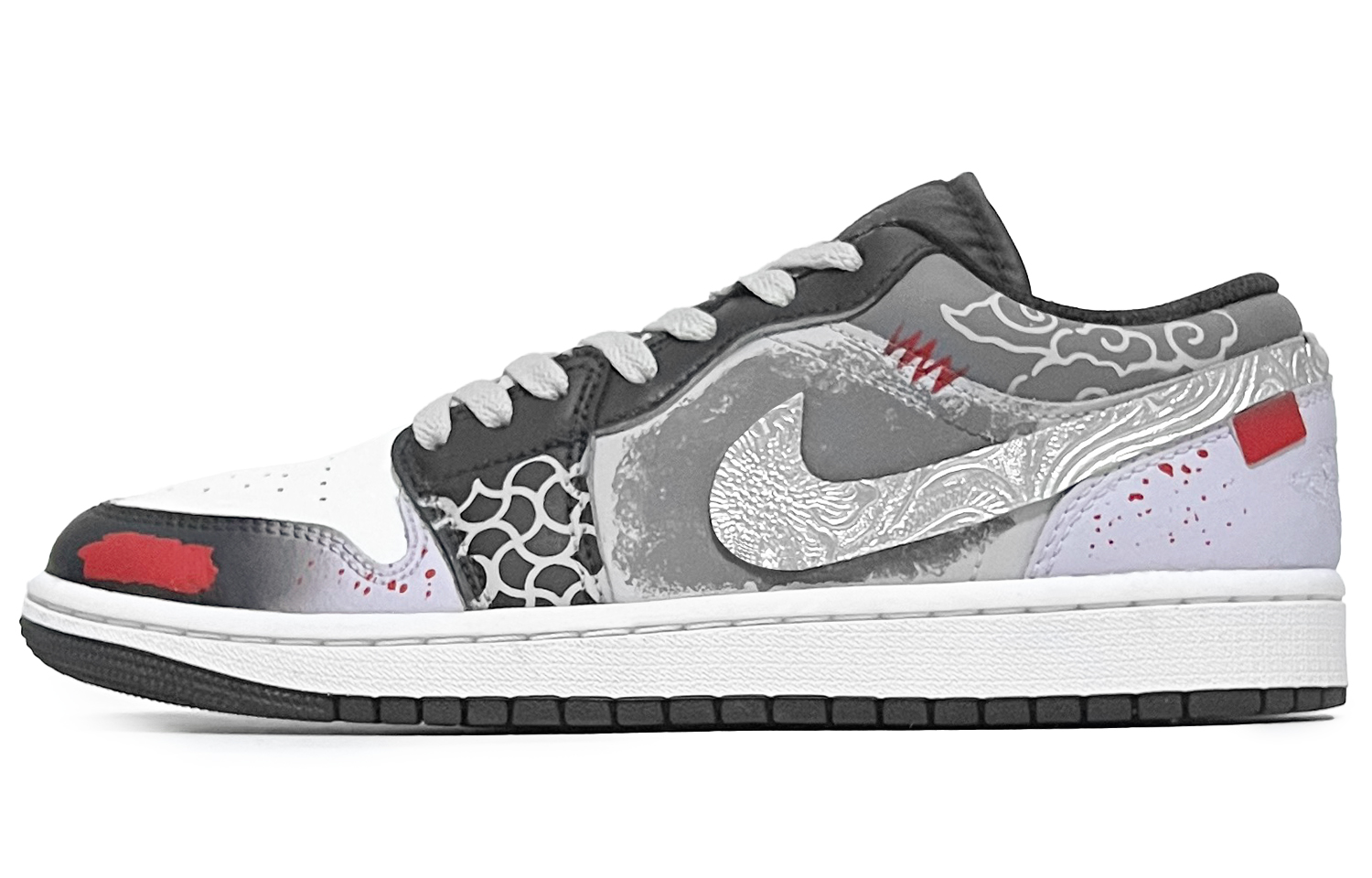 

Jordan 1 Винтажные баскетбольные кроссовки мужские низкие белые