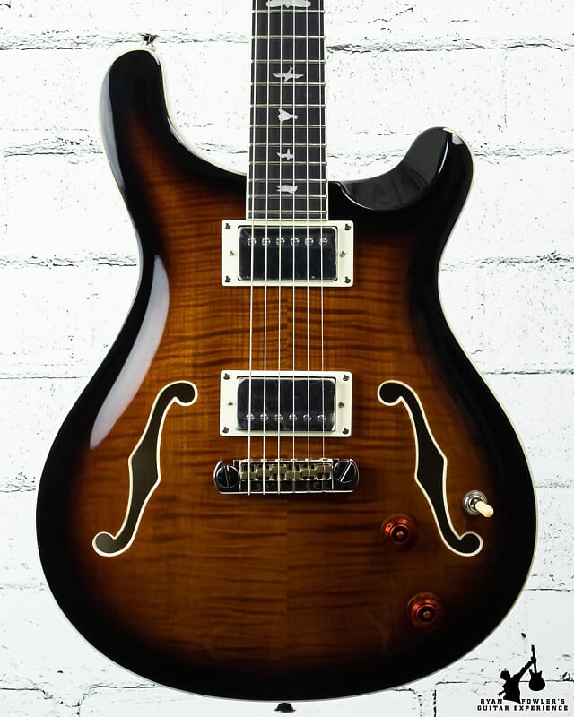 

Электрогитара PRS SE Hollowbody II Black Gold Burst w/ case