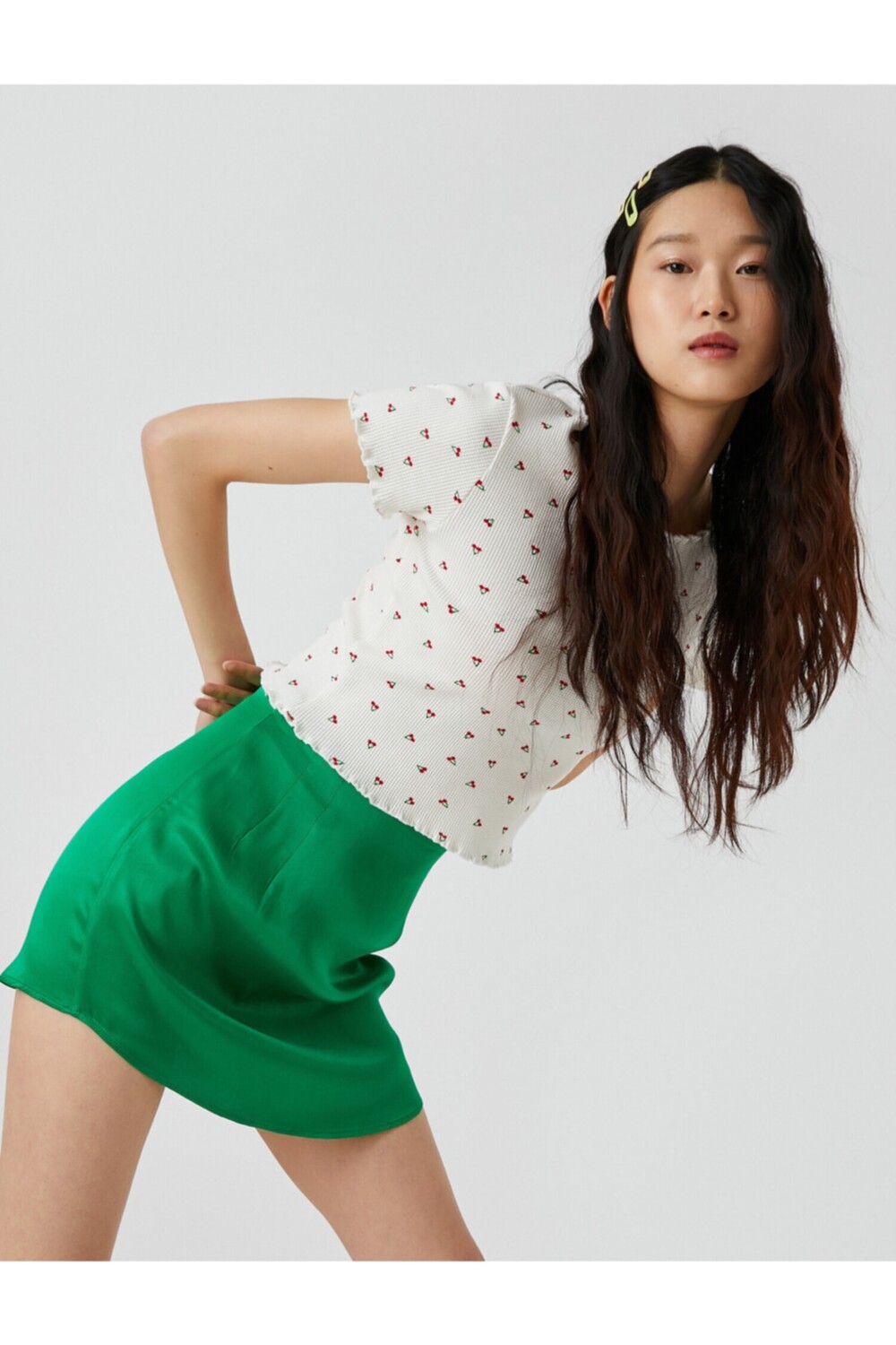 

Футболка с коротким рукавом Koton, экрю