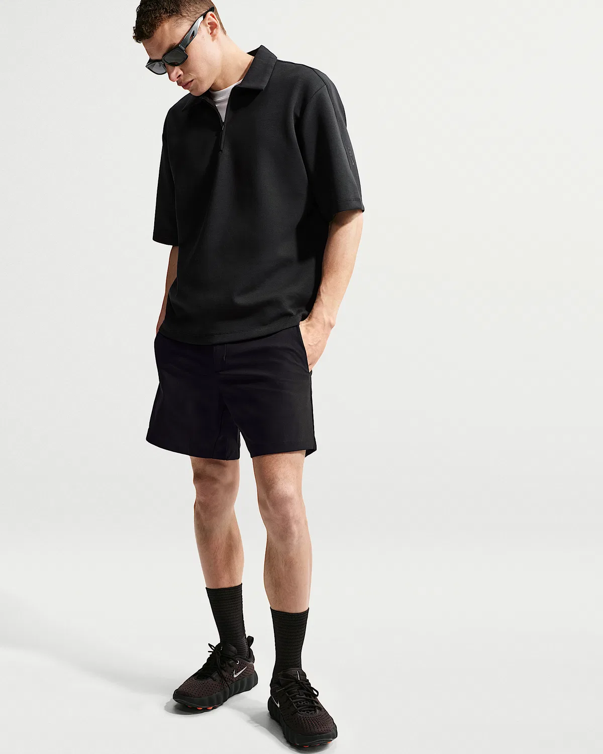 Мужские шорты Nike 24.7 PerfectStretch Dri-FIT 6", Black/Black/Dark Smoke Grey — фото 4