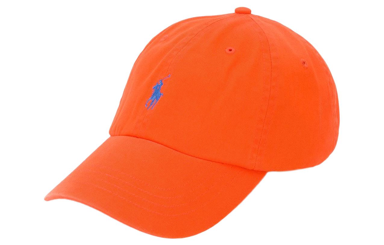 

Polo Ralph Lauren Бейсболка с вышивкой пони и изогнутым козырьком, Sailing Orange Orange
