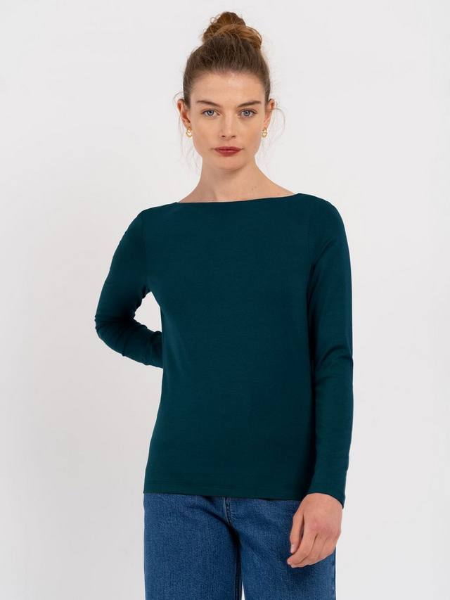 

Топ с длинными рукавами и V-образным вырезом Darcey, цвет marine navy Celtic & Co., Marine Navy