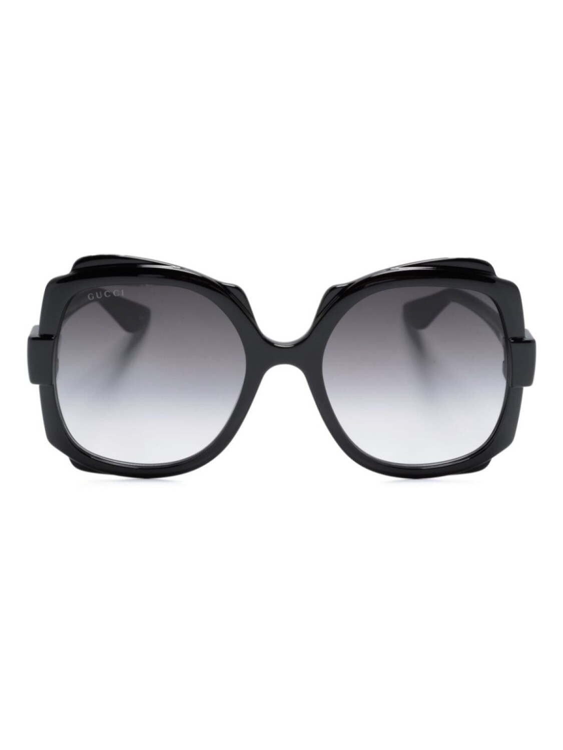 

Gucci Eyewear солнцезащитные очки в квадратной оправе с логотипом, черный