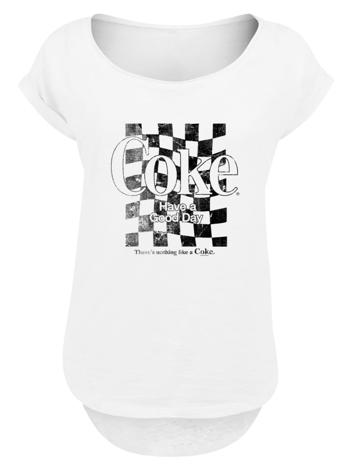 

Длинная футболка Coca Cola Checker белого цвета F4NT4STIC, Белый, Длинная футболка Coca Cola Checker белого цвета F4NT4STIC