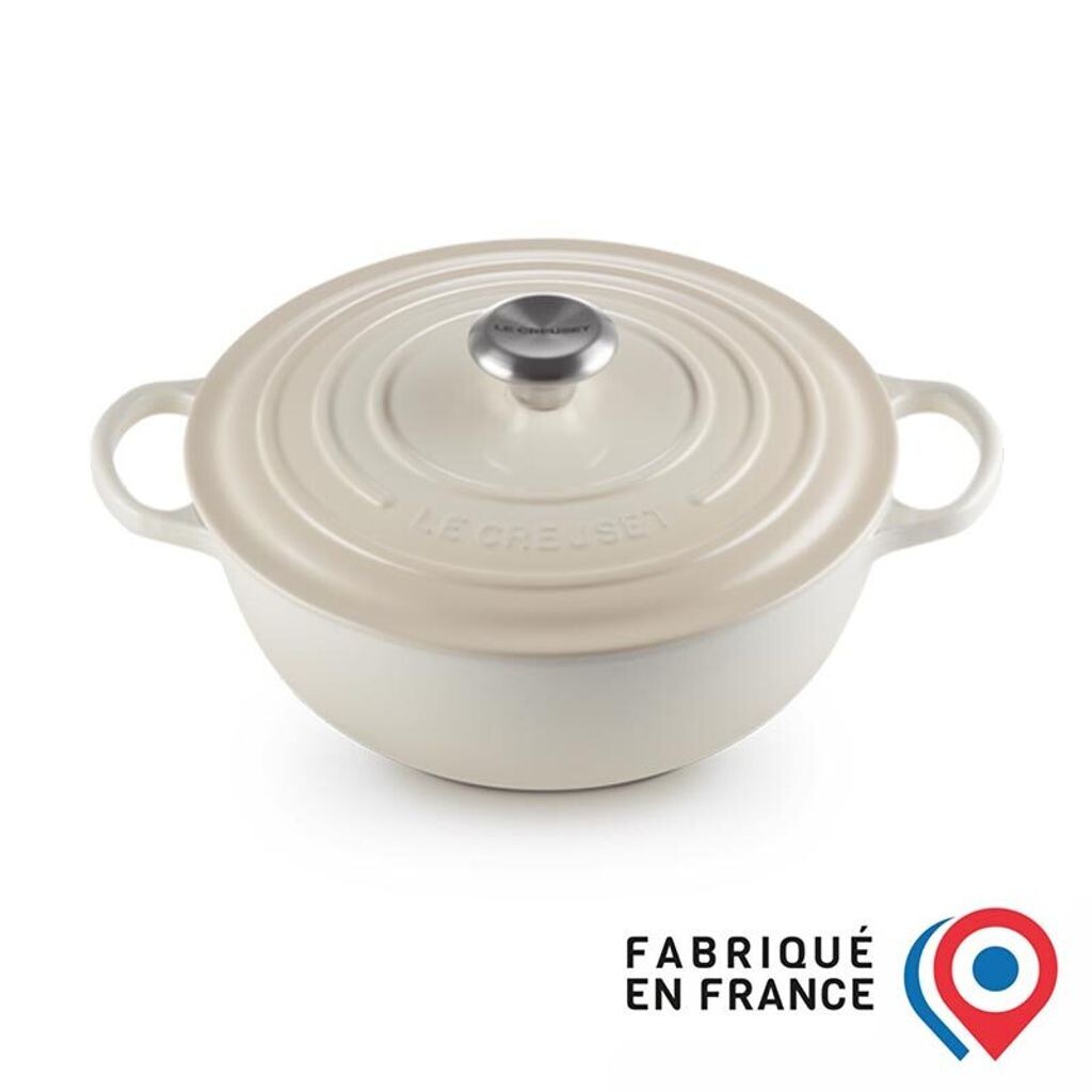 

Le Creuset La Marmite Signature Безе 24см, белый
