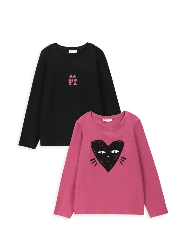 

Лонгслив MOKIDA T-shirt mit langen Ärmeln 2 Pack, красочный