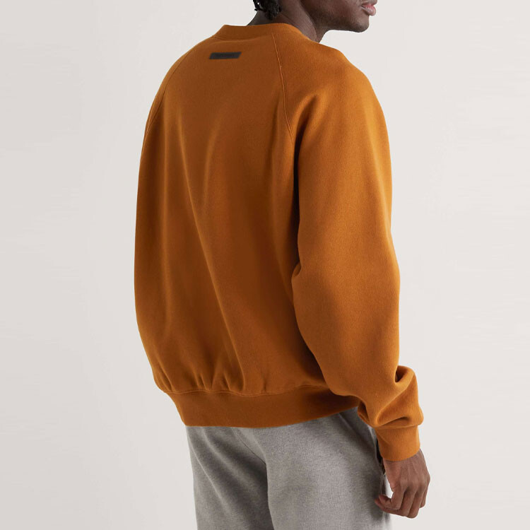 SS22 Толстовка унисекс коричневая Fear Of God Essentials, коричневый — фото 3