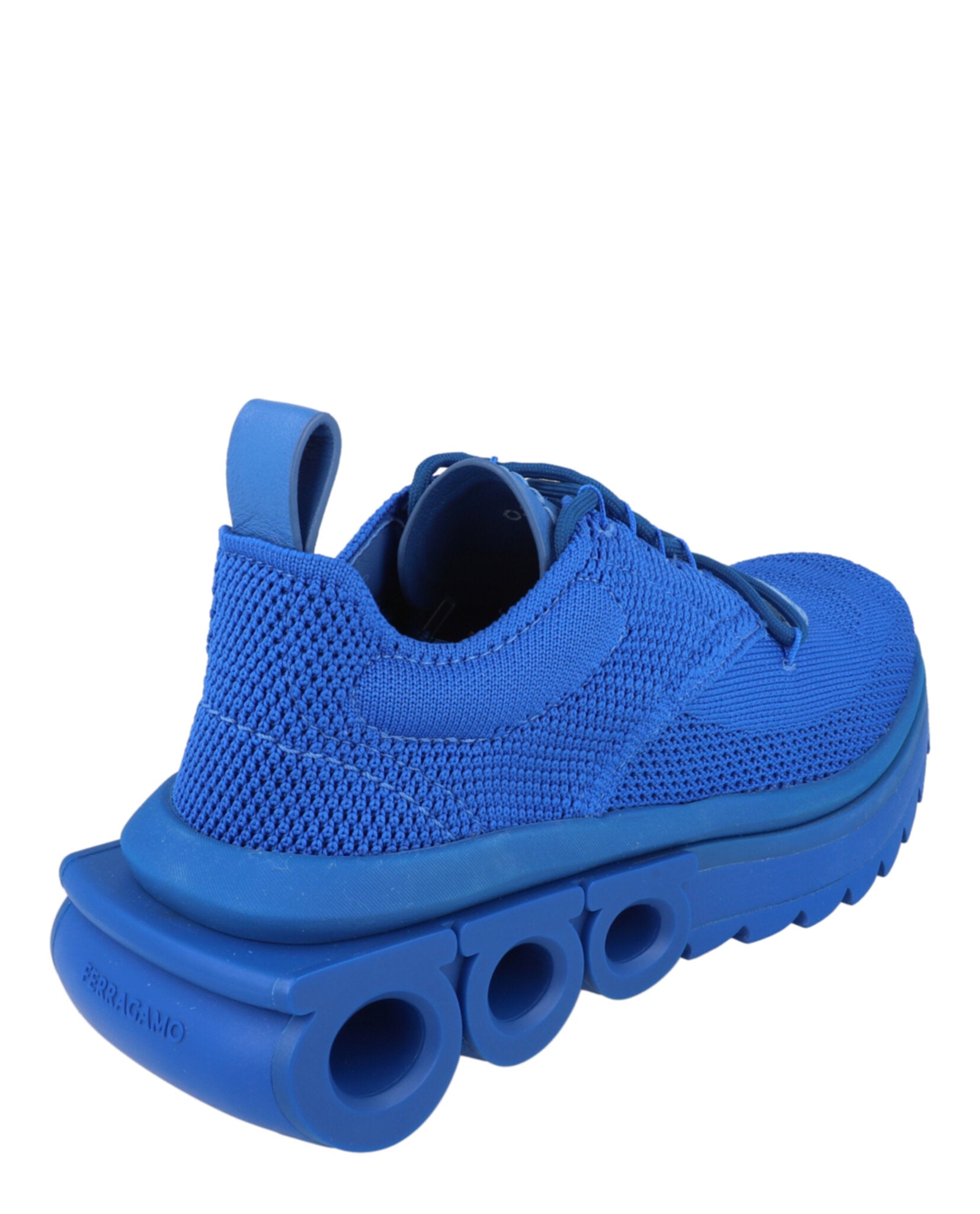 Nima Knit Sneakers - Кроссовки Nima Knit Salvatore Ferragamo, синий — фото 3