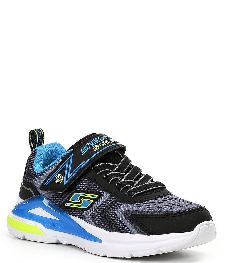 

Кроссовки Skechers Boys' S Lights Tri-Namics с подсветкой (для малышей), черный