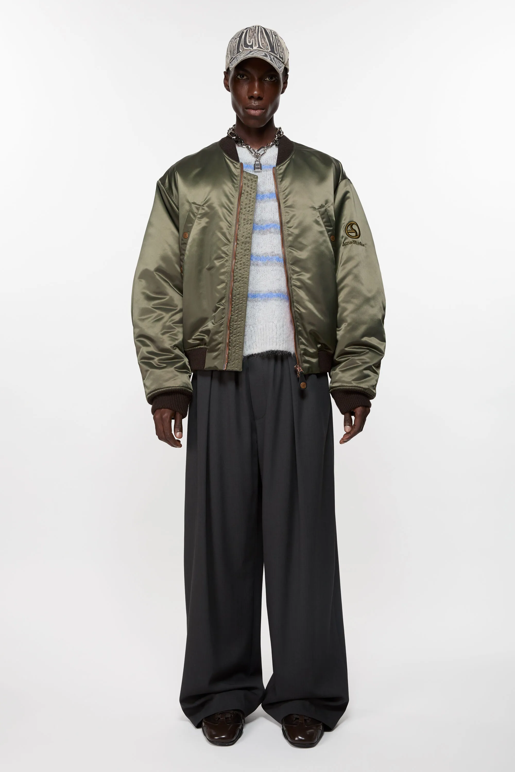 

Бомбер с логотипом Acne Studios, Military green