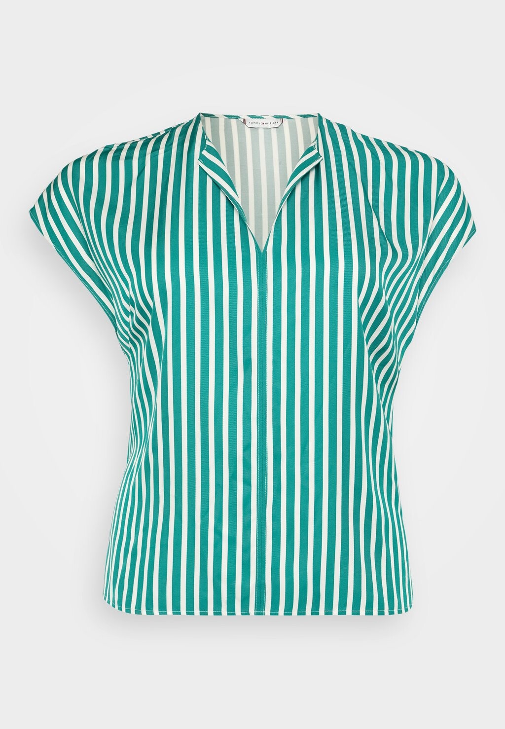 

Блузка Fluid Stripe Blouse Tommy Hilfiger, зеленый