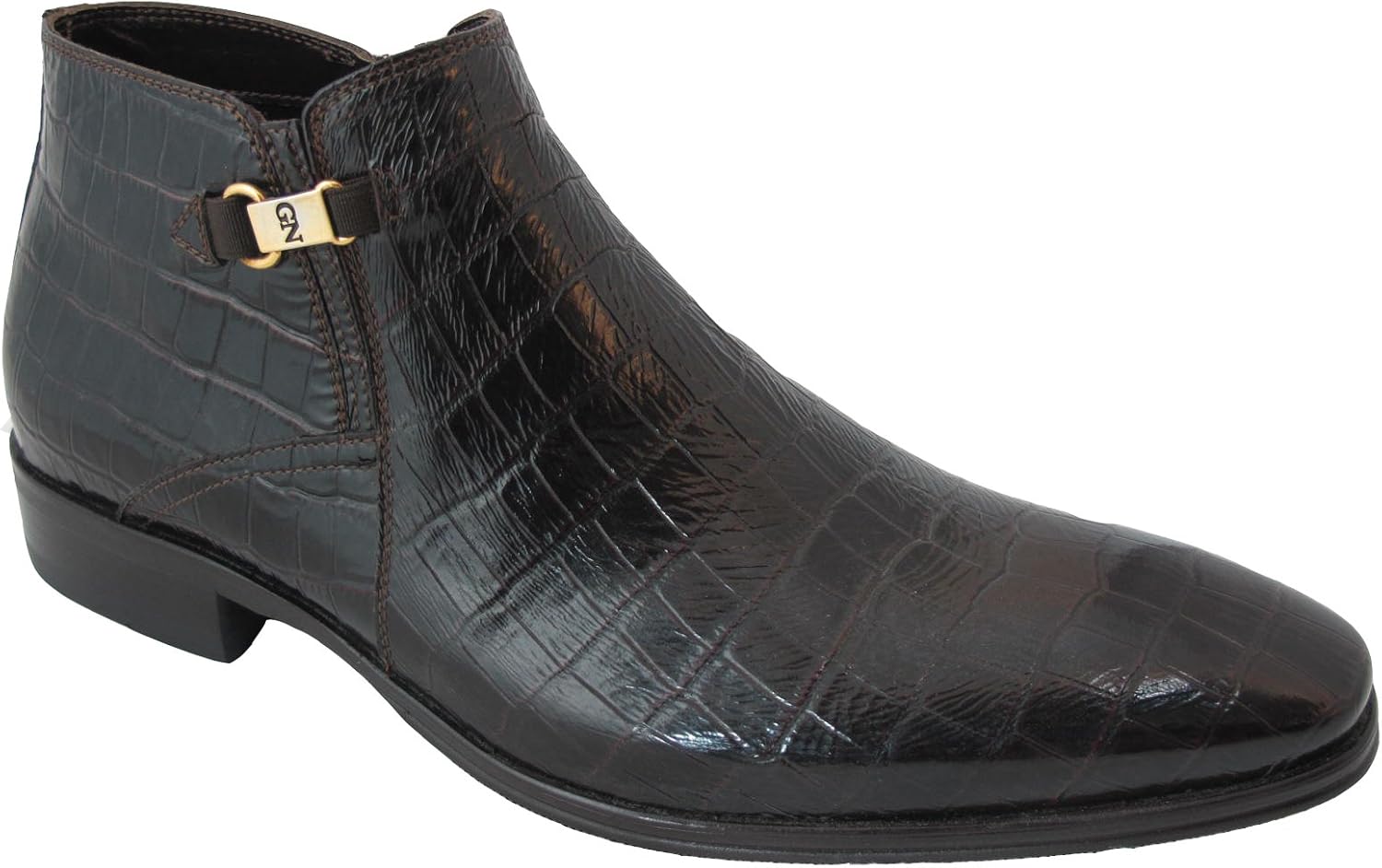 

Мужские итальянские кожаные ботинки Giampiero Nicola 1422 Giampieronicola, коричневый