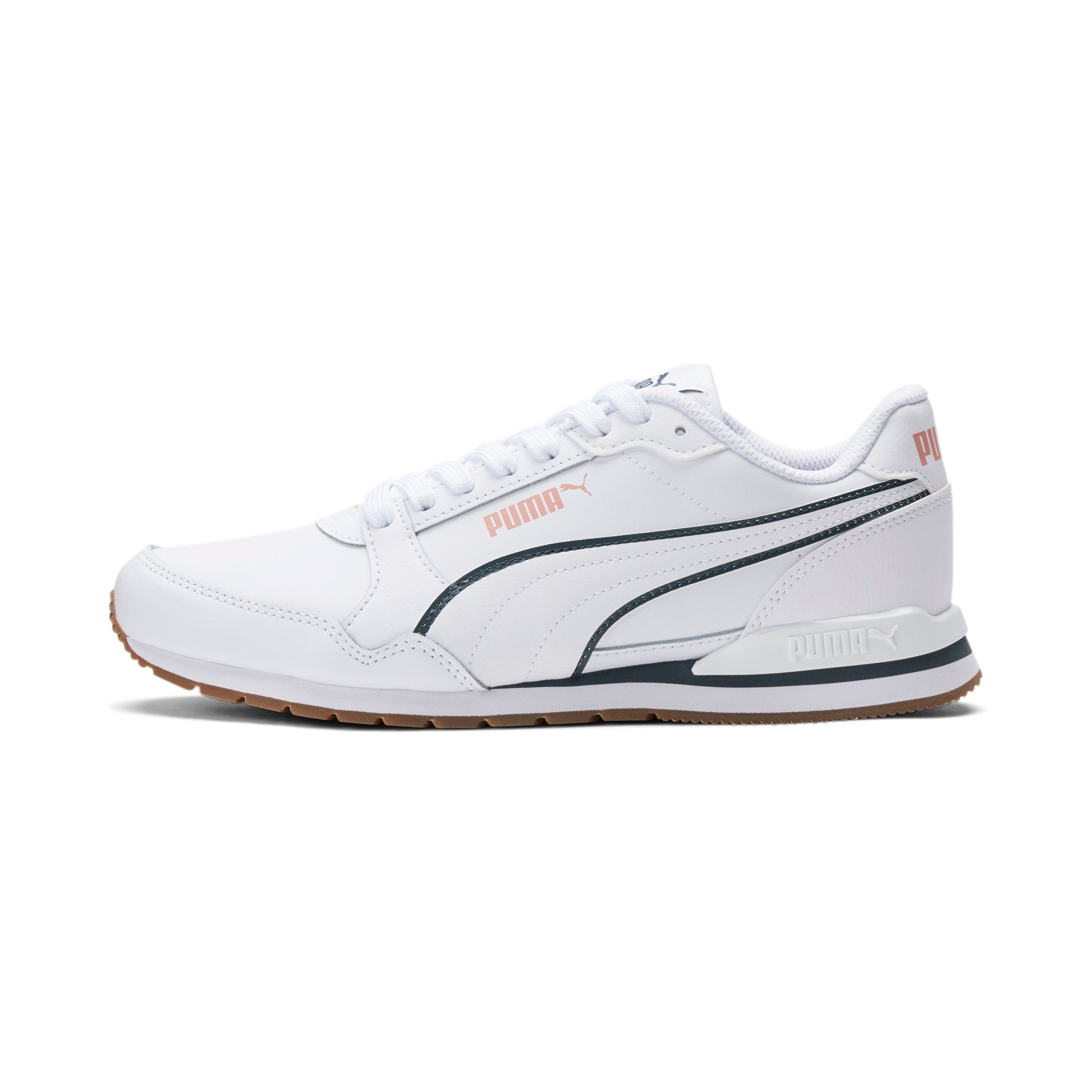 

Мужские кроссовки PUMA ST Runner v3 Bold, цвет White/Dark Slate/Rosette