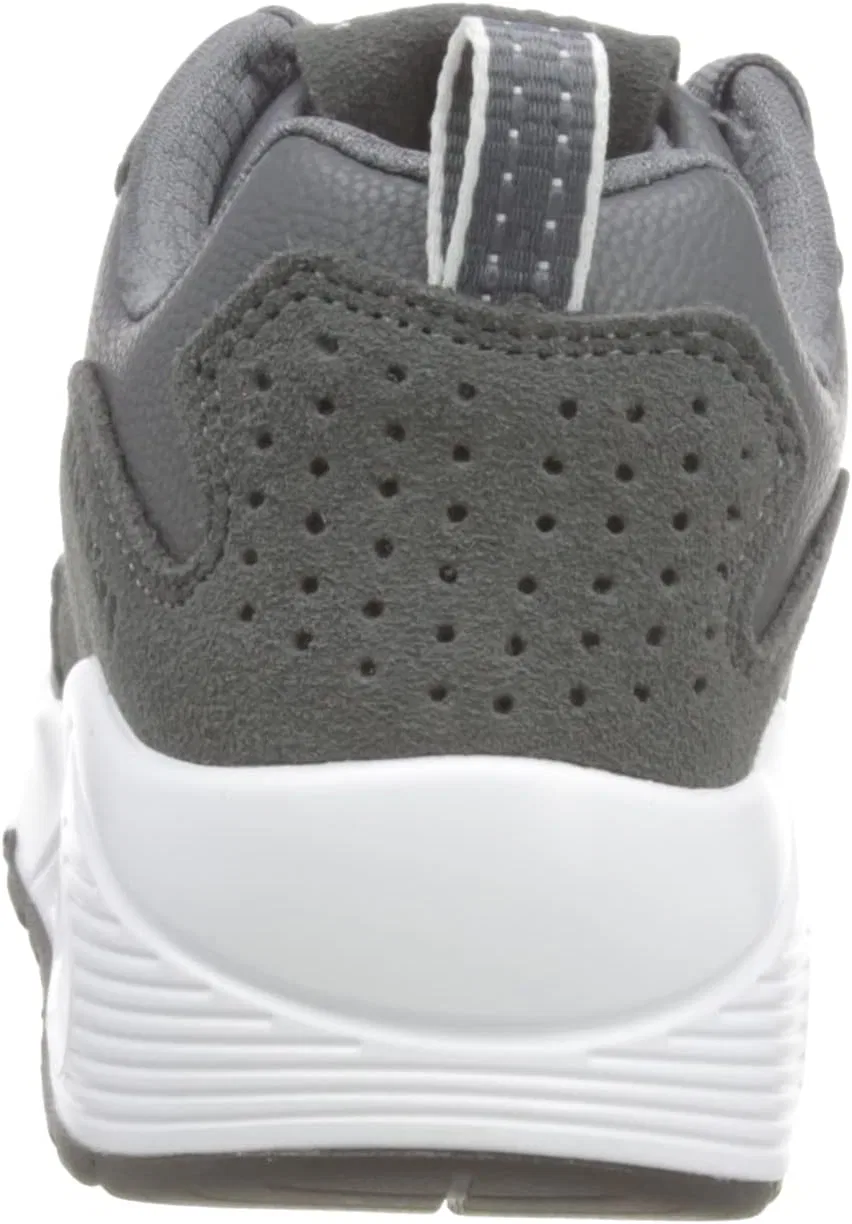 Детские кроссовки Skechers 403677l BKW, Charcoal Suede Synthetic Gray Trim — фото 3
