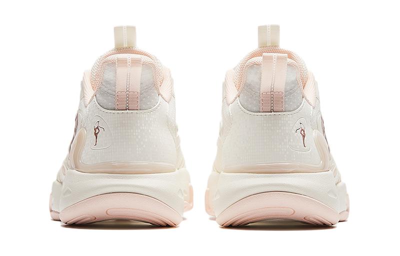 Antakids Slip Resistant Rebound Lightweight Shock Absorbers Support Low Top Kids' Running Shoes White Pink — фото 4