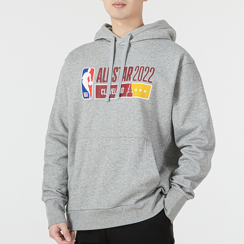 Толстовка X NBA мужская серая Nike, серый — фото 3