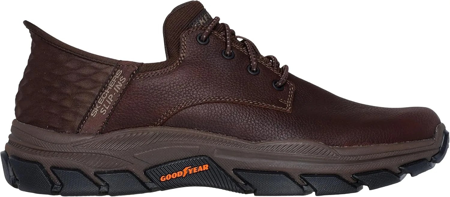 Мужские лоферы Skechers Respected Garrett, коричневый — фото 4