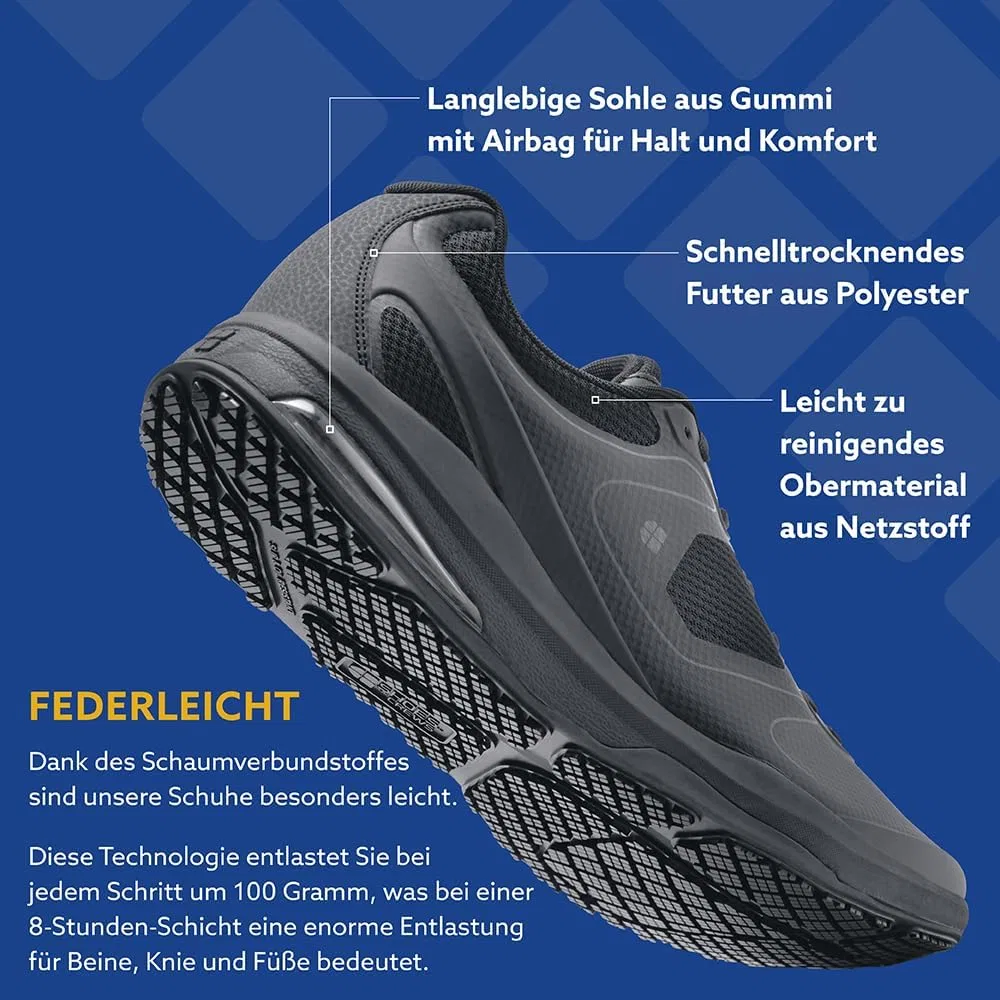 Кроссовки Crews 28289-39/6 Style Evolution II для мужчин, нескользящие Shoes for Crews, Black — фото 4
