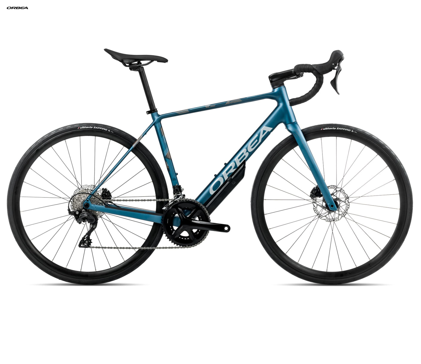 

Гоночный велосипед Orbea avant h30 (2025) - rennrad - slate blue matt - halo silver gloss