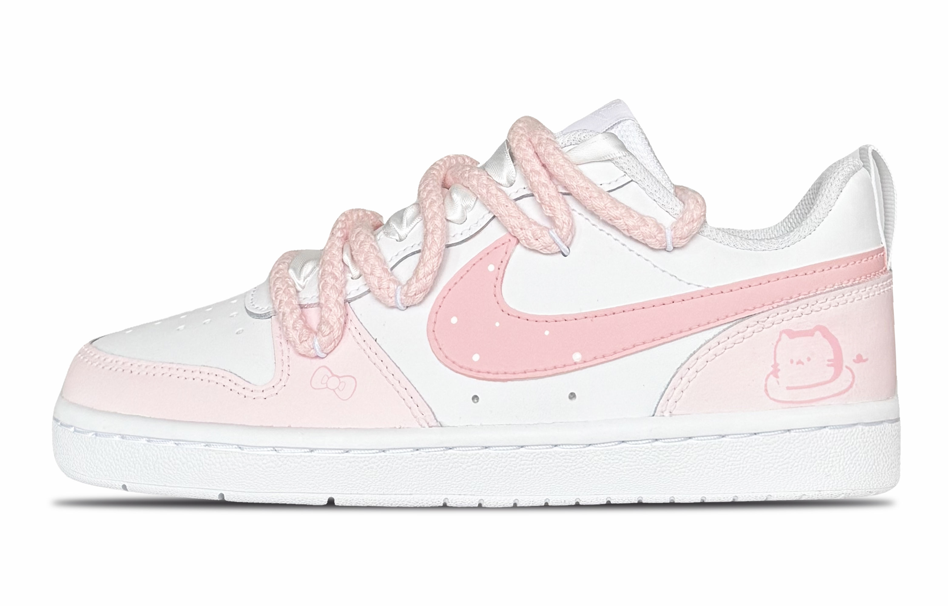 

Кроссовки для скейтбординга Court Borough Low Top для подростков Nike, розовый