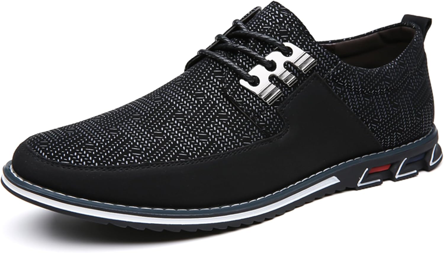 

Мужские туфли комфортные мягкие повседневные Оксфорды из высококачественной кожи, кроссовки Дерби для работы и вождения Veslexth, черный