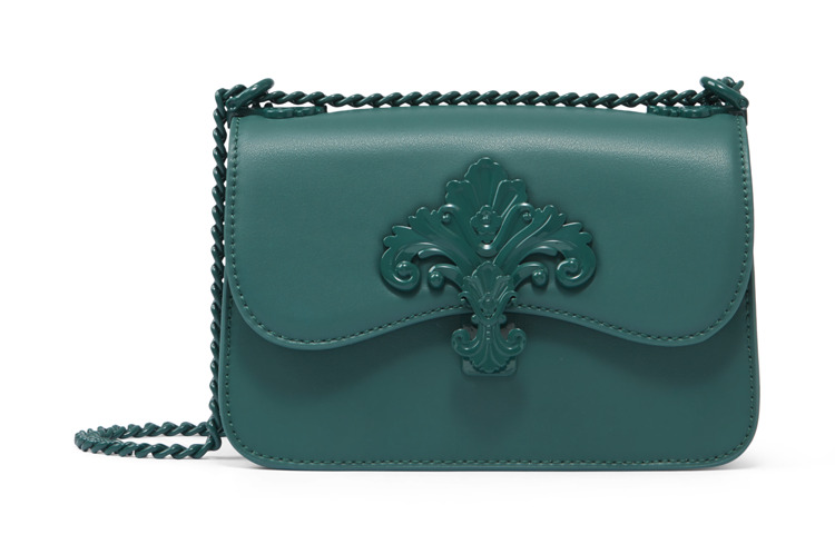 

CHARLES&KEITH Тканевая сумка через плечо, Teal Blue Green