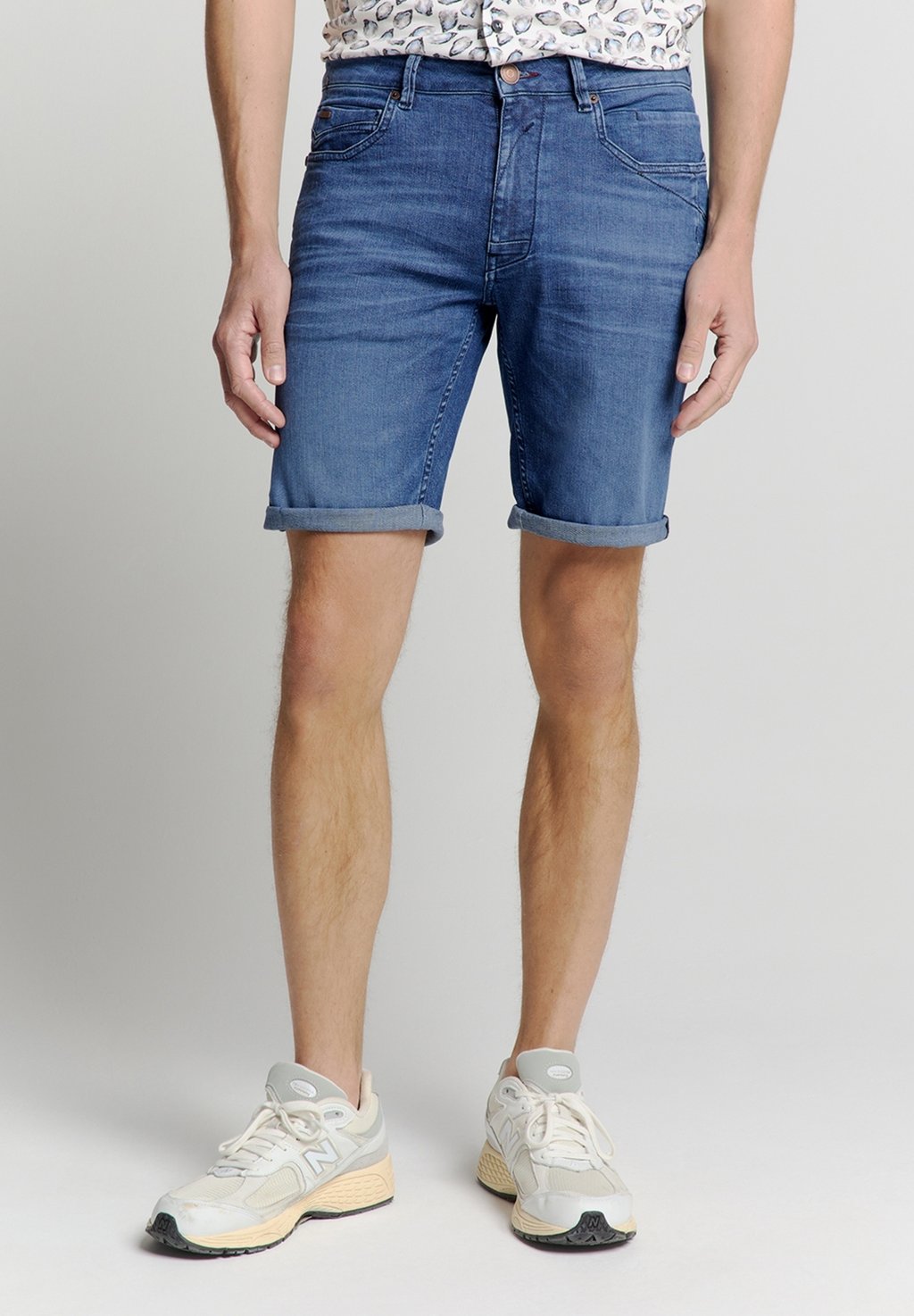 

Джинсовые шорты NO EXCESS, цвет Stone Used Denim