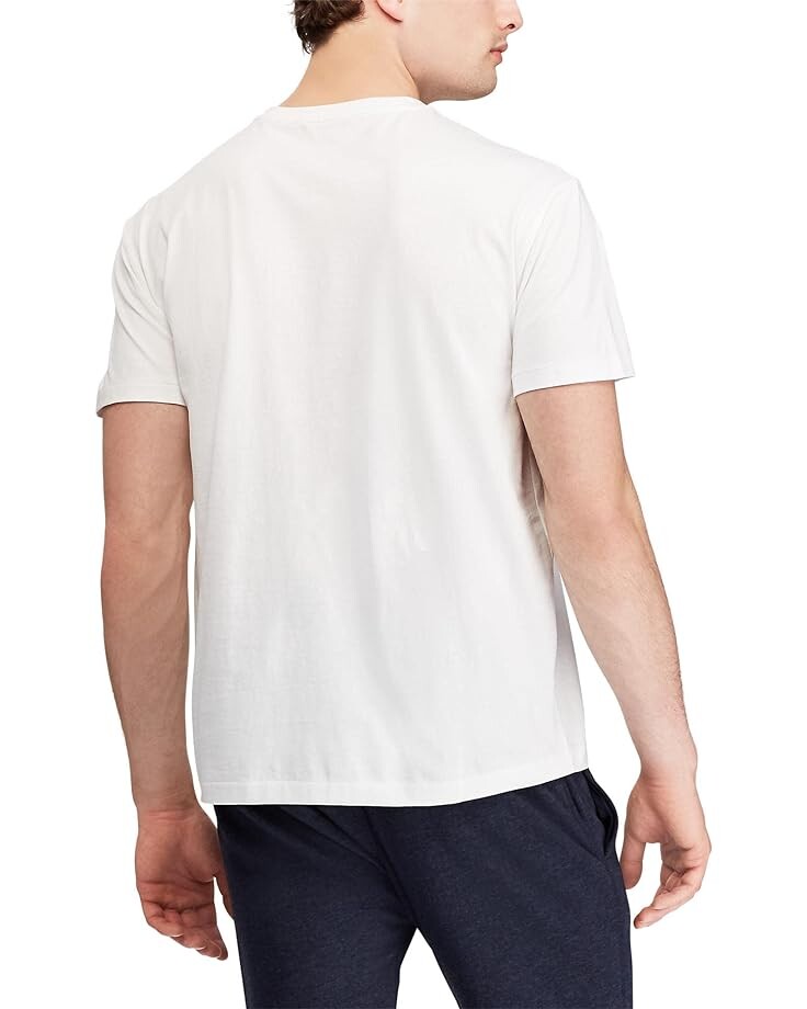Футболка Polo Ralph Lauren Classic Fit V-Neck, белый — фото 2