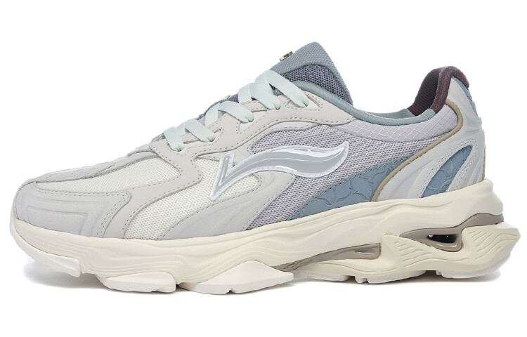 

LI-NING 1990 1990 Lifestyle Shoes Men Low-top Grey/white